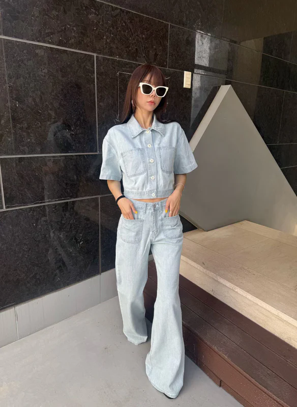 Two Pockets Denim Jeans