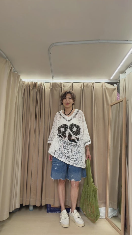 Y2k style lace top