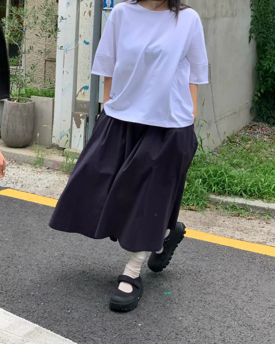 REVE全棉中袖T