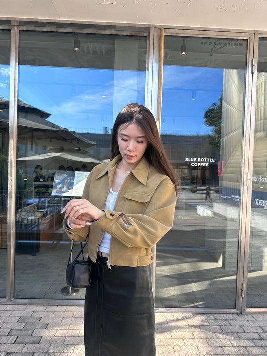 26SS Suede Just Fit Jacket